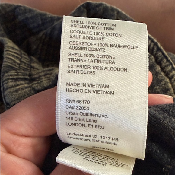 By Anthropologie Womens Dark Gray Elastic Waist High Rise Jogger Pants cargo - Picture 6 of 6